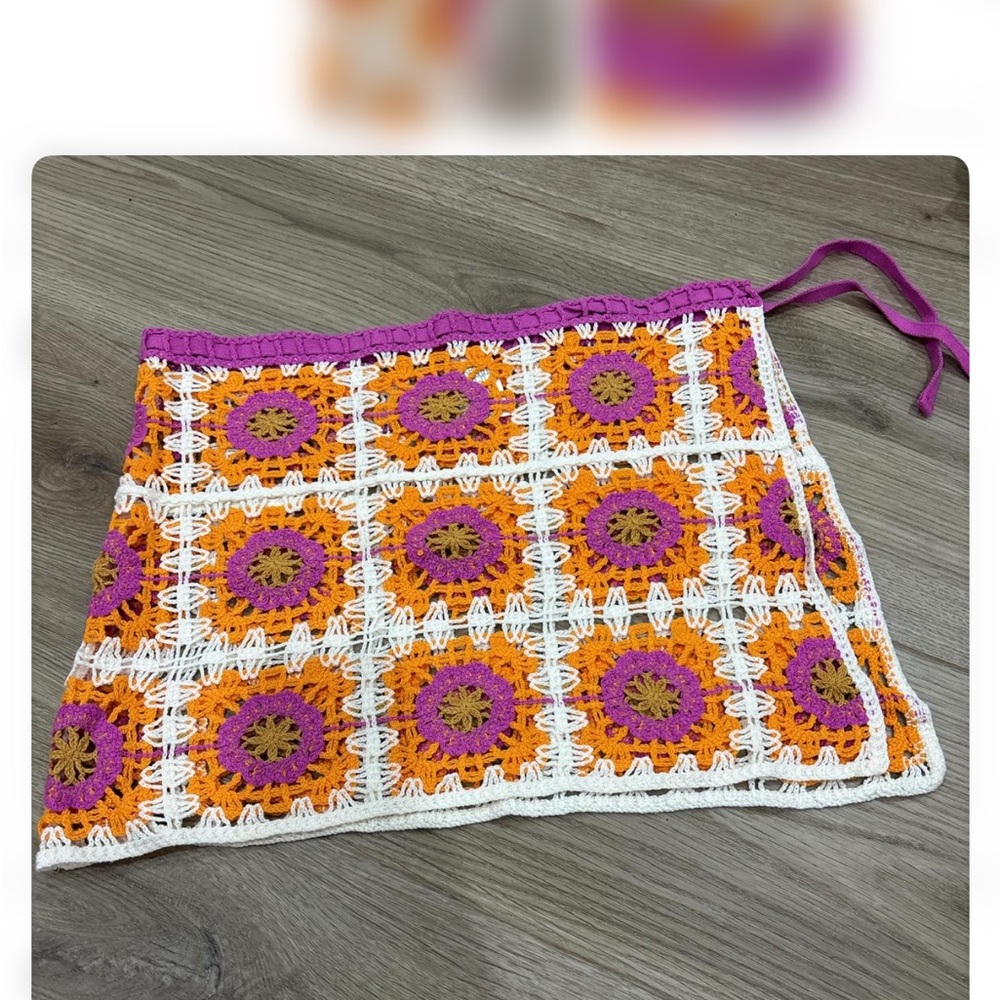 Crochet Coverup Skirt